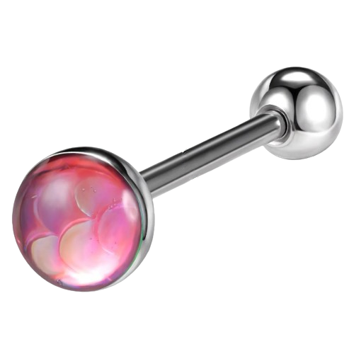 piercing-langue-boule-rose