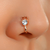 Faux Piercing Nez Discret Or