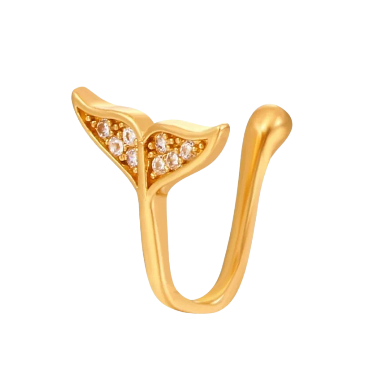 Faux Piercing Nez Discret Or