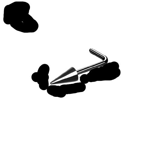 Piercing Nez Femme Noire