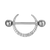 Piercing Téton Titane