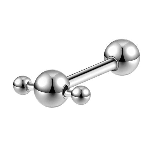 piercing-langue-argent