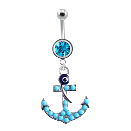 piercing-nombril-ancre-bleu