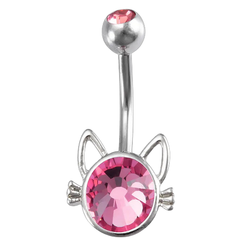 piercing-nombril-banane-rose