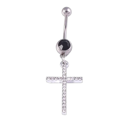 piercing-nombril-croix