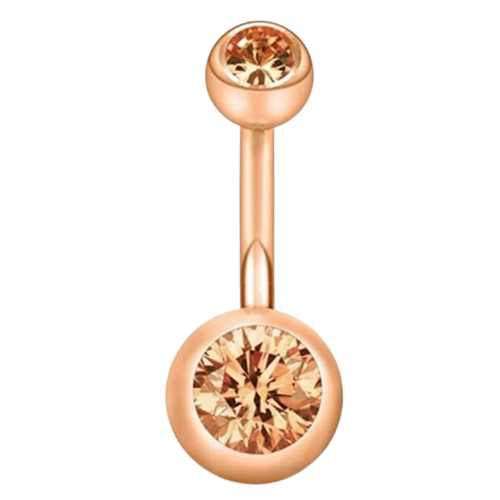 Piercing Nombril Rose Gold