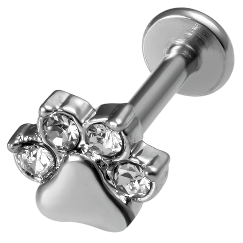 Piercing Lèvre Patte de Chat