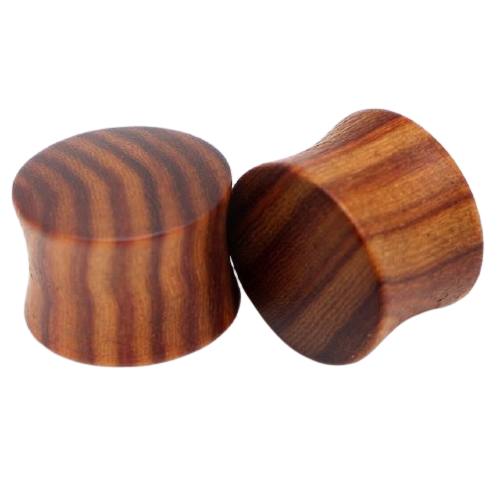 piercing-plug-en-bois-exotique-rayures