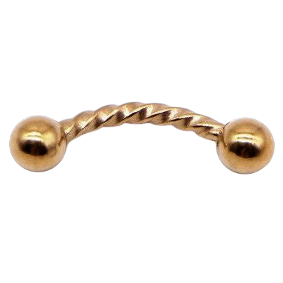 piercing-arcade-barre-torsadé-or