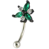 piercing-arcade-fleur-verte