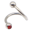 piercing-labret-spirale-strass-rouge