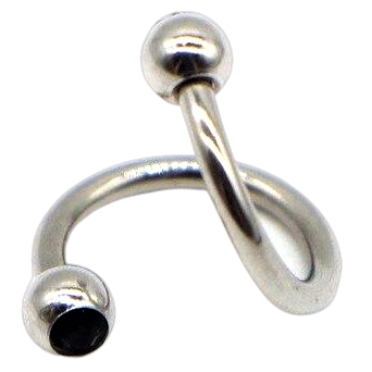Piercing Labret Spirale Strass