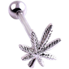 piercing-langue-feuille-de-cannabis-argent