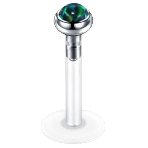 Piercing Lèvre Bioflex en Pierre