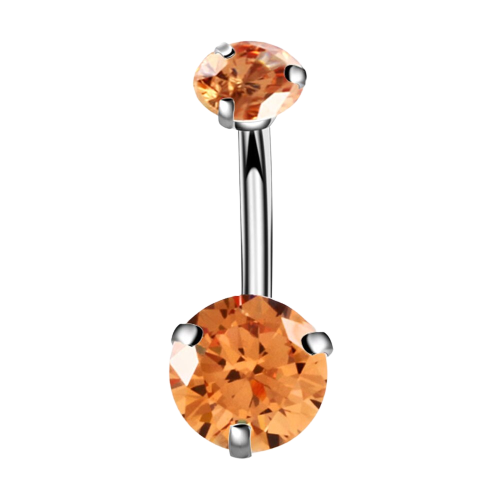 Piercing Nombril Banane Strass