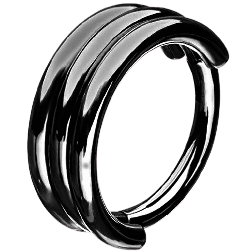 piercing-oreille-anneau-en-acier-inoxydable-noir