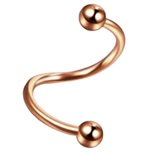 piercing-oreille-hélix-spirale-or-rose