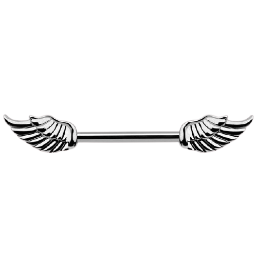 piercing-téton-ailes-d'ange-argent