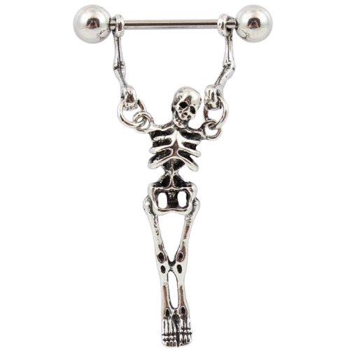 Piercing Téton Squelette