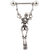 Piercing Téton Squelette